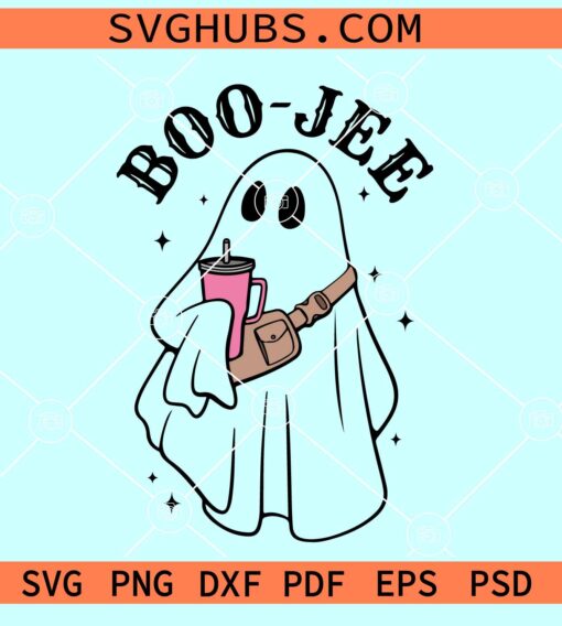 Boo Jee Halloween SVG, Boo Jee SVG, Boujee ghost SVG, cute ghost SVG