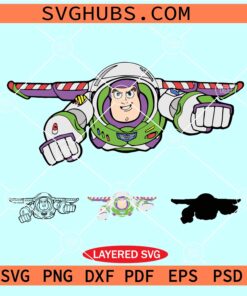 Buzz Lightyear svg layered, BuzzLightyear Clipart, Buzz Lightyear Toy Story SVG, Toy Story Buzz svg