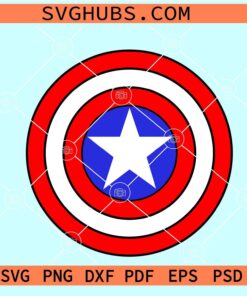 Captain America shield logo SVG, Captain America svg, Marvel captain America SVG