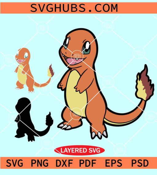 Charmander Svg Layered