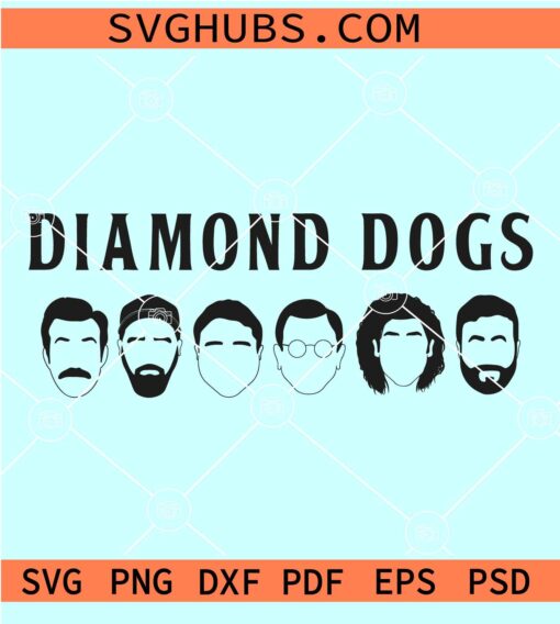 Diamond Dogs SVG, AFC Richmond SVG, Ted Lasso SVG, Ted Lasso Diamond Dogs SVG