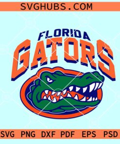 Florida Gators SVG, Florida Fear The Chomp Gator SVG, Funny Florida Gator Logo SVG