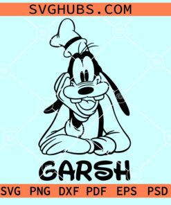 Garsh Goofy SVG, Garsh Goofy Vector Svg, Goofy SVG, Disneyland Character SVG, Disney SVG