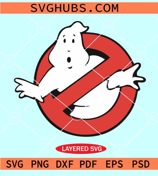 Ghostbuster SVG, scream ghost buster SVG, Ghostbuster logo SVG, Halloween SVG
