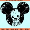Groot Mickey ears SVG, Groot SVG, Baby Groot Svg, I Am Groot Svg, Groot Clipart SVG