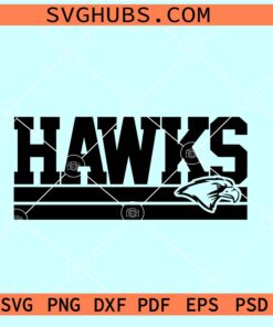 Hawks SVG, Atlanta Hawks Football SVG, Hawks Football Team SVG