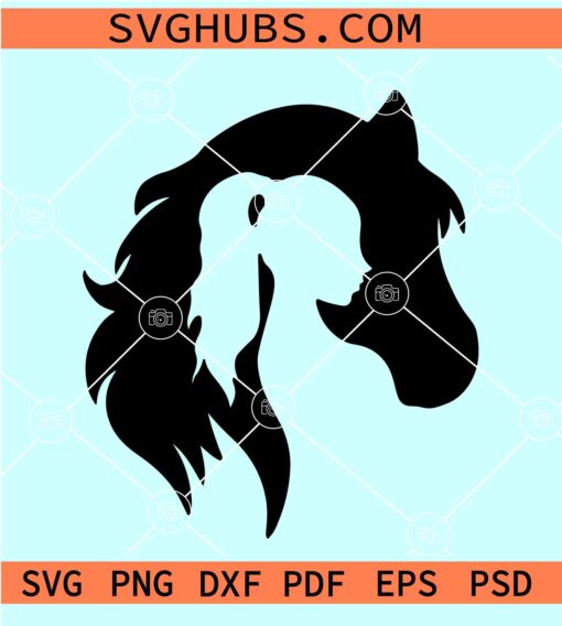 Horse with a girl SVG, Horse and Girl Svg, Woman Horse Svg, Girl Horse Svg