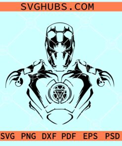 Iron man silhouette SVG, Iron Man Avengers SVG, Iron man SVG