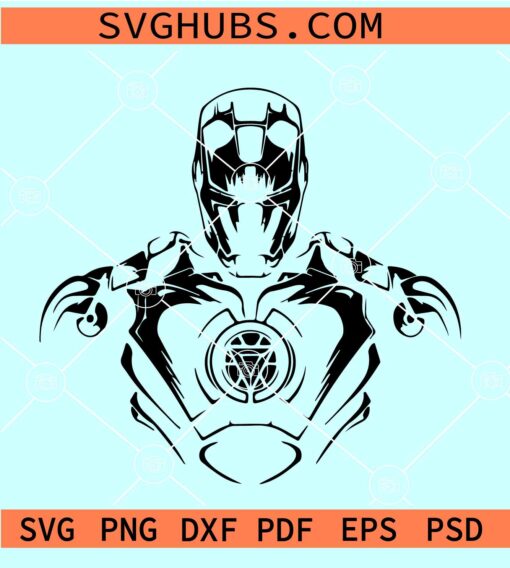 Iron man silhouette SVG, Iron Man Avengers SVG, Iron man SVG