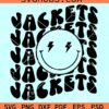 Jackets smiley face SVG, Jackets Smiley SVG, Georgia Tech Yellow Jackets SVG