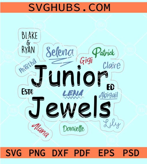 Junior Jewels SVG, Taylor Swift’s Albums SVG, You Belong With Me SVG