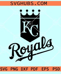 Kansas City Royals Crown SVG, Kansas City Royals svg, Royals baseball SVG
