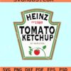 Ketchup And Mustard Costume SVG, Heinz Ketchup logo SVG, Heiz tomato Ketchup label SVG