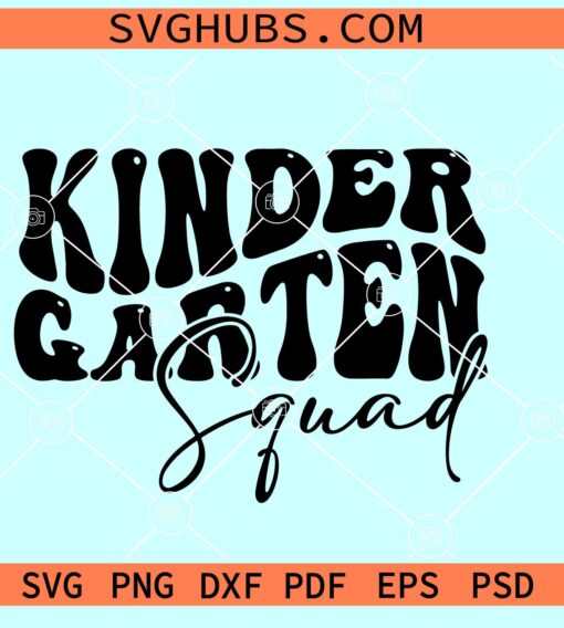 Kindergarten Squad svg, Kindergarten Team svg, Kindergarten SVG file, Kinder SVG