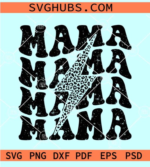 Mama Lightning Bolt SVG, mama svg, mother’s day svg, mother’s day shirt svg