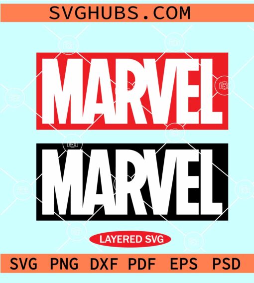 Marvel logo SVG, Marvel Studios SVG, Avengers Heroes SVG, Superhero logo SVG