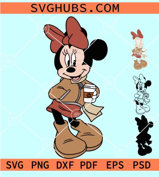 Minnie Mouse fall SVG, Minnie Mouse Thanksgiving SVG, Fall Cricut Tumbler Svg, Disney fall SVG