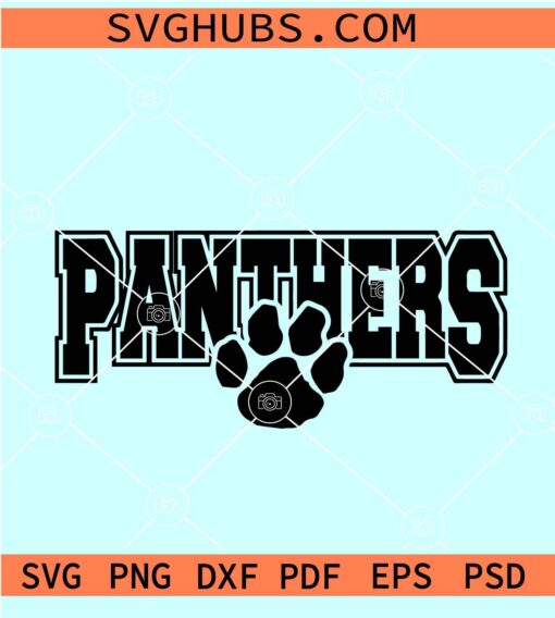 Panthers SVG, Carolina Panthers SVG, National Football League SVG