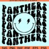 Panthers smiley face SVG, Panthers Smiley SVG, Carolina Panthers SVG