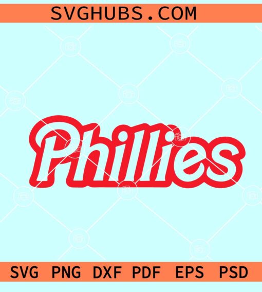 Phillies Barbie SVG, Phillies Doll Red SVG, Philadelphia Phillies Barbie SVG