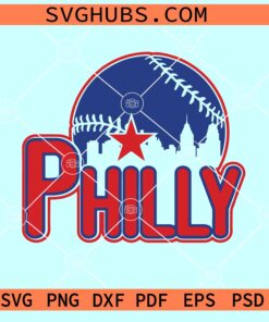 Philly Baseball SVG, Philadelphia Phillies Baseball Svg, Phillies logo SVG, Phillies SVG