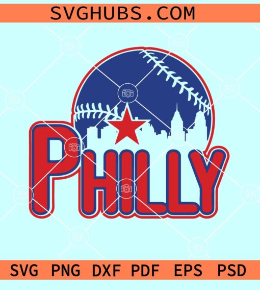 Philly Baseball SVG, Philadelphia Phillies Baseball Svg, Phillies logo SVG, Phillies SVG