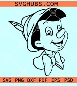 Pinocchio SVG, Pinocchio Disneyland Svg, Disneyland Character SVG, Disney SVG