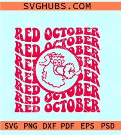 Red October Phillies SVG, Philadelphia Phillies DXF PNG SVG, Phillies Take October SVG