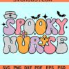 Retro spooky nurse SVG, Spooky Nurse SVG, Halloween Nurse SVG