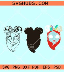 Sally head layered SVG