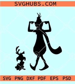 The Grinch and his pet dog max SVG, Grinch and Max Svg, Grinch Max Svg