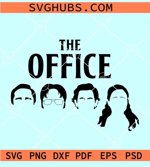 The office Characters SVG, The office Tv Show Svg, michael scott svg