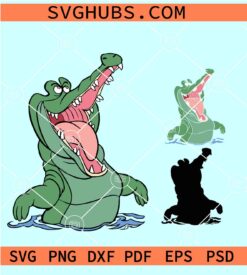 Tick-Tock the Crocodile SVG, Peter Pan SVG, Disneyland Crocodile SVG