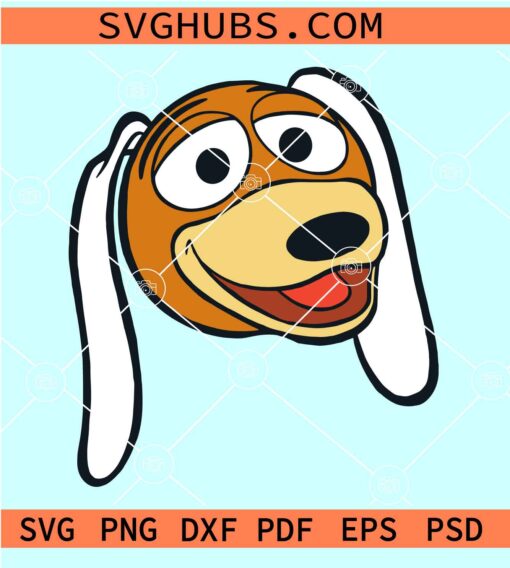 Toy Story Slinky Dog Face SVG, Slinky Dog SVG, Disneyland Slinky SVG