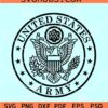 United States Army Seal Logo SVG, Department of the Army Seal SVG, US Army Logo  SVG