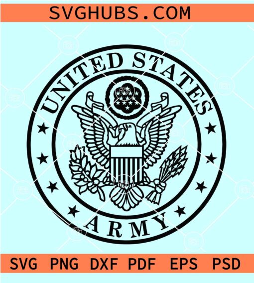 United States Army Seal Logo SVG, Department of the Army Seal SVG, US Army Logo  SVG