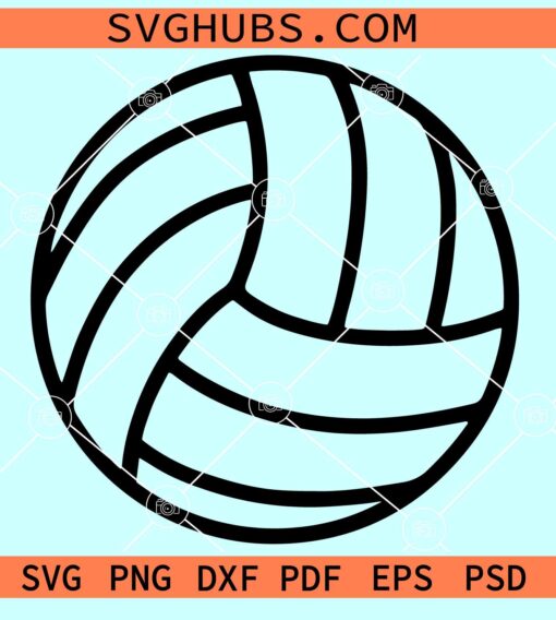 Volleyball SVG, Volleyball Clipart SVG, Volleyball Lover SVG, Volleyball Shirt SVG