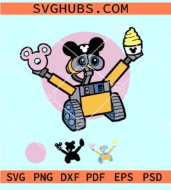 Wall-E Snacks SVG, Disneyland Robot Wall-E Svg, Wall E SVG, Eve SVG