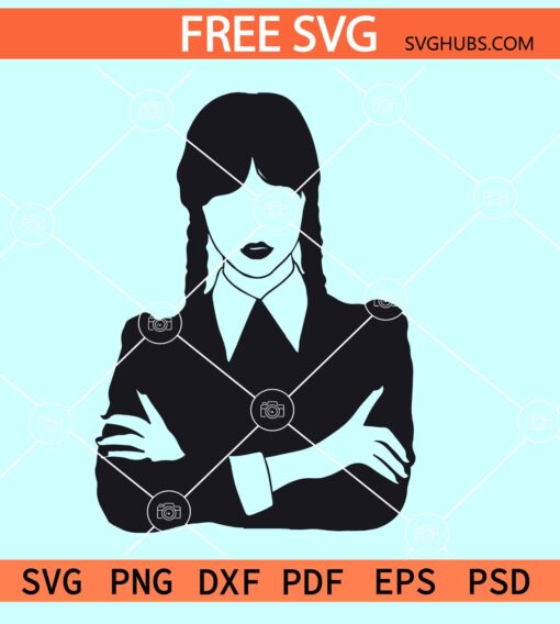 Wednesday Addams svg free, Jenna Ortega SVG free, Morticia Addams SVG free