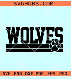 Wolves mascot SVG, Edinburgh Wolves SVG, Wolves Football SVG, Football Lover SVG
