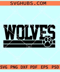 Wolves mascot SVG, Edinburgh Wolves SVG, Wolves Football SVG, Football Lover SVG