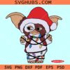 Christmas Gizmo SVG, Gizmo with Santa hat SVG, Gemlin Christmas SVG, Gemlins Christmas SVG