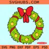Christmas wreath svg