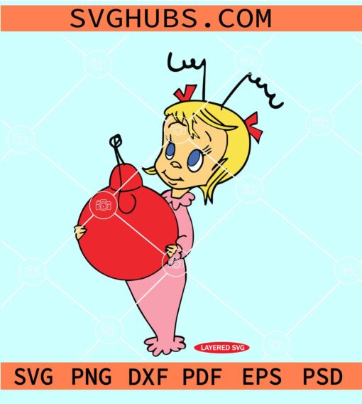 Cindy Lou Who svg, Christmas girl SVG, Whiville Christmas SVG, Grinch Cindy SVG