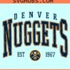 Denver Nuggets SVG, Nuggets basketball SVG, NBA Denver nuggets SVG