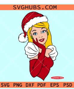 Disney Princess Christmas SVG, Princess Christmas Svg, Disney Christmas SVG