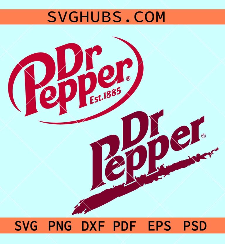 Dr Pepper logo SVG, Dr Pepper SVG, my blood type is DR Pepper svg