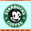 Felix the Cat Starbucks Coffee SVG, Felix the Cat SVG, Starbucks Coffee SVG
