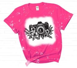 Floral Camera SVG file, photographer svg
