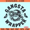 Gangsta Wrapper Santa svg, Gangsta Wrapper svg, Santa Claus SVG
